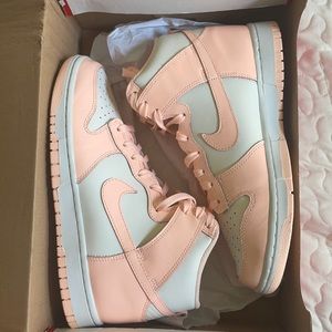 Crimson high top dunks